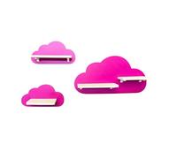 PsGreen Lot de 3 nuages compatibles avec les figurines Toniebox Toniebox (violet)
