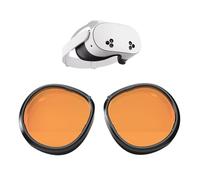 PSI Premium 2 verres anti-lumière bleue pour lunettes Oculus Meta Quest 3S, inserts compatibles avec accessoires de réalité virtuelle, protection des yeux (lentille orange pour 3S)