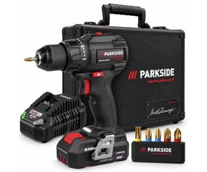 PSIDE Parkside Performance® Perceuse-visseuse sans fil PABSP 20 Li C3 avec batterie (2 Ah) et chargeur (2,4 A)