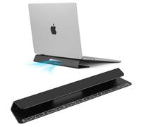 Psitek Laptop Kühlständer Aluminium- Verbesserte Kühlung, Ergonomie, Stabilität und Vielseitigkeit - Kompatibel mit MacBook und Alle Laptop, mit Lineal