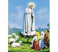 Pskgbxmu Kits de point de croix estampés figure religieuse de la Sainte Mère Kit de démarrage de broderie au point de croix pré-imprimé 11CT pour adultes débutants -40x50cm