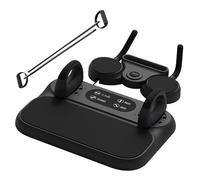 PSKJHN 6-en-1 Pilates Reformer, Planche De Fitness avec Compteur LED, Roue Abdominale, Planche À Pompes Et Bandes De Résistance, Équipement Fitness pour Entraînement Complet du Corps À Domicile