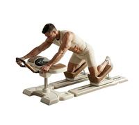 PSKJHN Crawling Training Machine, Spine Twist & Stretch Trainer Effective Waist & Spine Workout, 3 Adjustable Height & LED Counter - 100kg Capacity, Spine Decompression Machine for Full-Body Workout