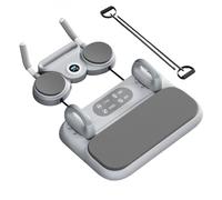PSKJHN Pilates Reformer Board, Planche À Pompes, Roue Abdominale, Gainage Et Bandes De Résistance, 6-en-1 Gym Equipment avec Rebond Automatique pour La Maison Et La Salle De Sport
