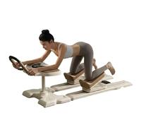 PSKJHN Spine Twist and Stretch Trainer Adjustable Back Stretcher Machine LED Counter Home Exercise Equipment for Lower Back Pain Relief Spine Decompression Leg Stretching & Core Activation