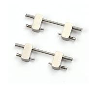 PSKOO 4 vis 2 maillons compatibles avec AP Watch 15400 15500 26331 15202 Bracelet Compatible avec Audemars et Piguet Watch Accessoires de Montre (Band Color : Silver Color, Size : 3.5mm)