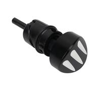 PSLER Bouchon de Remplissage de Jauge D'huile de Moto pour Sportster Iron XL 883 1200 48 2004-2021, Bouchons de Remplissage Pop-up à Coupe Profonde pour Réservoir D'huile de Moto(Noir)