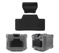 PSLER Dosseret Top Case 45L, Passager Coussin Support Moto Universel | Support confortable pour coffre arrière, idéal pour les voyages, cuir synthétique imperméable et montage adhésif rapide