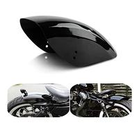 PSLER Garde-Boue Arrière Moto pour Harley-Davidson 1986-2022 Et La Plupart Des Modèles De Motos(Métal)