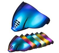 PSLER IC-06 visière - Écran de protection facial pour casque de moto Icon Airflite, accessoires de remplacement pour Icon Airflite IC-06, Bleu profond