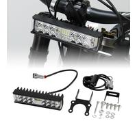PSLER Kit de Phares pour Moto Tout-Terrain Sur-Ron Light Bee X/S Segway X160/X260 Avec Interrupteur et Support de Montage pour Phare, Barres Lumineuses Plug N Play et Ensembles d'Ampoules de Phares