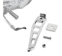 PSLER Kit d'extension de support latéral pour pédale de pied de moto Dyna 1993-2017, chromé
