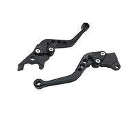 PSLER Levier d’embrayage de frein court réglable pour TDM 900A 2006-2010 MT-03 2005-2009 (Type court Noir Couleur)