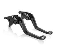 PSLER levier de frein d'embrayage, 1 paire longueur 147 mm / 5,8 pouces pour Bandit 650 2007-2010 (Noir)