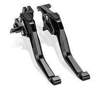 PSLER Leviers d'embrayage de frein 5D losange pour Z750 (Not Z750S model) 2004-2006 (Noir)