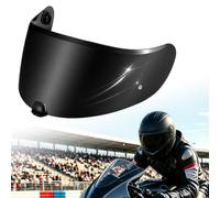 PSLER pour HJ-20M Visière de Casque Moto de Remplacement Compatible avec HJC FG-17, IS-17, FG-ST, C70, C70N, Écran Anti-Rayures et Protection UV, Pinlock Ready(Noir Foncé)