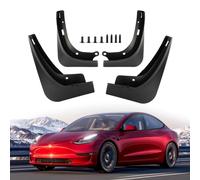 PSLER pour Tesla Model 3 2016-2023 Bavettes Anti-éclaboussures Ailes Aucun Perçage Nécessaire Voiture pour Tesla Model 3 Accessoires(4 pièces)