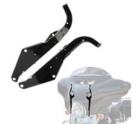 PSLER Support de Carénage Extérieur de Tête de Chauve-Souris Accessoires de Garniture de Becquet D'aile Aérodynamique Robustes pour Electra Glide FLHT Street Glide FLHX 1996-2013