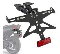 PSLER Support de Plaque D'immatriculation de Moto à Usage Général Compatible avec TMAX 530 2017-2019 et pour TMAX 560 2020-2021(Noir)