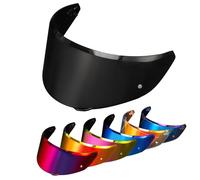 PSLER Visière de Casque pour AGV New K3 (E2206),Uniquement pour les tailles de casque K3 S/M/L - Visière Teintée Casque de Moto Accessoires de Remplacement(Noir Foncé)