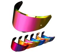 PSLER Visière de Casque pour AGV New K3 (E2206),Uniquement pour les tailles de casque K3 S/M/L - Visière Teintée Casque de Moto Accessoires de Remplacement(Rouge Rose Foncé)