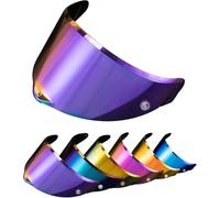 PSLER Visière de Casque pour AGV Pista GP RR Pista GPR CORSA-R RACE 3 RACE 2, Visière Teintée pour Casque Moto Accessoires(Violet Profond)