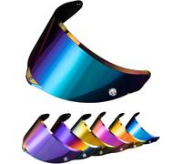 PSLER Visière de Casque pour AGV Pista GP RR Pista GPR CORSA-R RACE 3 RACE 2, Visière Teintée pour Casque Moto Accessoires(Arc-En-Ciel)