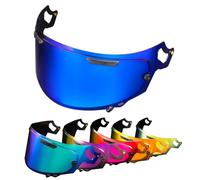 PSLER Visière de Casque pour ARIA RX-7V Renegade-V RX-7X REO XD Regent-X VAS-V Corsair-X Quantum-X Signet-X Defiant-X Concept-X, Visière Teintée pour Casque Moto Accessoires(Bleu Profond)