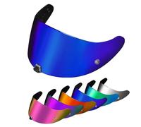 PSLER Visière de Casque pour EXO 520 1400 R1 Visière Teintée pour Scorpion EXO 391 520 1400 R1,Protection UV pour Moto Accessoires De Remplacement(Bleu Foncé)