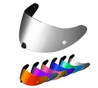 PSLER Visière de Casque pour EXO 520 1400 R1 Visière Teintée pour Scorpion EXO 391 520 1400 R1,Protection UV pour Moto Accessoires De Remplacement(Miroir Argenté)