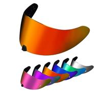 PSLER Visière de Casque pour Exo R420(NON compatible avec R520) Visière Teintée pour Casque Moto Accessoires(Rouge Profond)