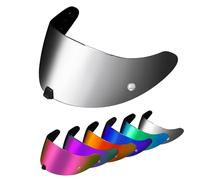 PSLER Visière de Casque pour Exo R420(NON compatible avec R520) Visière Teintée pour Casque Moto Accessoires(Miroir Argenté)