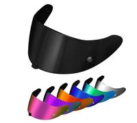PSLER Visière de Casque pour Exo R420(NON compatible avec R520) Visière Teintée pour Casque Moto Accessoires(Noir Foncé)