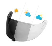 PSLER Visière de Casque pour Exo R420(NON compatible avec R520) Visière Teintée pour Casque Moto Accessoires(Photochromique)