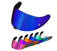 PSLER Visière de Casque pour Exo R420(NON compatible avec R520) Visière Teintée pour Casque Moto Accessoires(Bleu Profond)
