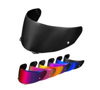 PSLER Visière de Casque pour HJC HJ-33 I90 Visière Teintée pour HJC Hj-33 i90,Protection UV pour Moto Accessoires De Remplacement(Noir Foncé)