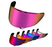 PSLER Visière de Casque pour HJC HJ-34P C10 - Visière Teintée Casque de Moto Accessoires de Remplacement(Rouge Rose Foncé)