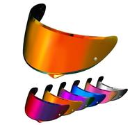 PSLER Visière de Casque pour HJC HJ-34P C10 - Visière Teintée Casque de Moto Accessoires de Remplacement(Rouge Foncé)