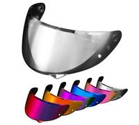 PSLER Visière de Casque pour HJC HJ-34P C10 - Visière Teintée Casque de Moto Accessoires de Remplacement(Argent Transparent)