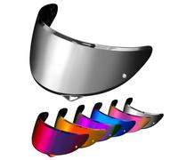 PSLER Visière de Casque pour HJC HJ-34P C10 - Visière Teintée Casque de Moto Accessoires de Remplacement(Argent)