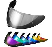 PSLER Visière de Casque pour HJC i70 i10 HJ-31, Visière Teintée pour Casque Moto Accessoire(Argent)