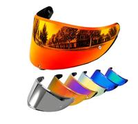 PSLER Visière de Casque pour K6 K6s - Visière Teintée pour Casque de Moto Accessoires de Remplacement pour K6 K6s(Rouge Foncé)