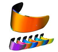 PSLER Visière de Casque pour LS2 FF801 FF397 VECTOR FT2 - Visière Teintée pour Sedici Strada 2 Strada 3,Casque de Moto Accessoires de Remplacement(Rouge Foncé)