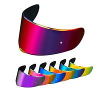 PSLER Visière de Casque pour LS2 FF801 FF397 VECTOR FT2 - Visière Teintée pour Sedici Strada 2 Strada 3,Casque de Moto Accessoires de Remplacement(Rouge Violacé Foncé)