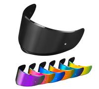 PSLER Visière de Casque pour LS2 FF801 FF397 VECTOR FT2 - Visière Teintée pour Sedici Strada 2 Strada 3,Casque de Moto Accessoires de Remplacement(Noir Foncé)