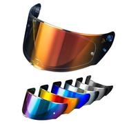 PSLER Visière de Casque pour LS2 Outer FF320 Rapid FF353 Assault FF328 Stream FF800, Visière Teintée pour Casque de Moto Accessoires de Remplacement(Rouge Transparent)