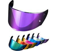 PSLER Visière de Casque pour LS2 Outer FF320 Rapid FF353 Assault FF328 Stream FF800, Visière Teintée pour Casque de Moto Accessoires de Remplacement(Violet Profond)