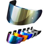 PSLER Visière de Casque pour LS2 Outer FF320 Rapid FF353 Assault FF328 Stream FF800, Visière Teintée pour Casque de Moto Accessoires de Remplacement(Brun Profond Or)