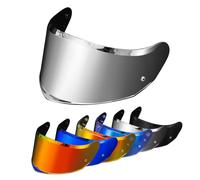 PSLER Visière de Casque pour LS2 Stream II FF808 - Visière Teintée Casque de Moto Accessoires de Remplacement(Argent)