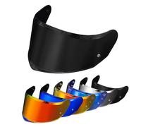 PSLER Visière de Casque pour LS2 Stream II FF808 - Visière Teintée Casque de Moto Accessoires de Remplacement(Noir)